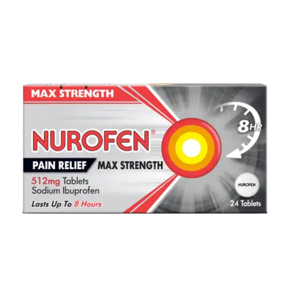 Nurofen Pain Relief 512mg Tablets