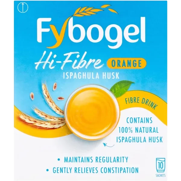 Fybogel Hi-Fibre Orange Flavoured Laxative Sachets
