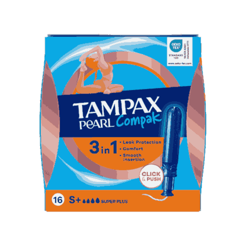Tampax Pearl Compak Super Plus Applicator Tampons