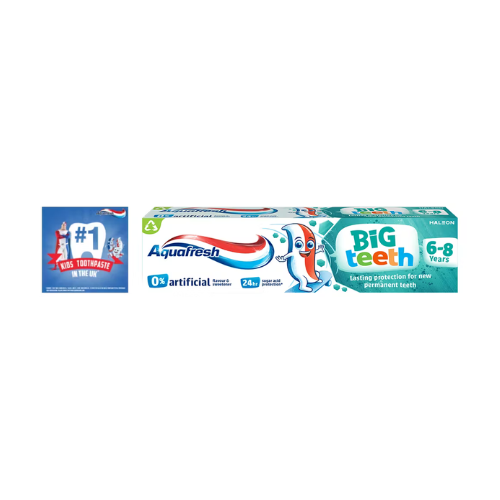 Aquafresh Big Teeth Toothpaste 6-8 years 50ml