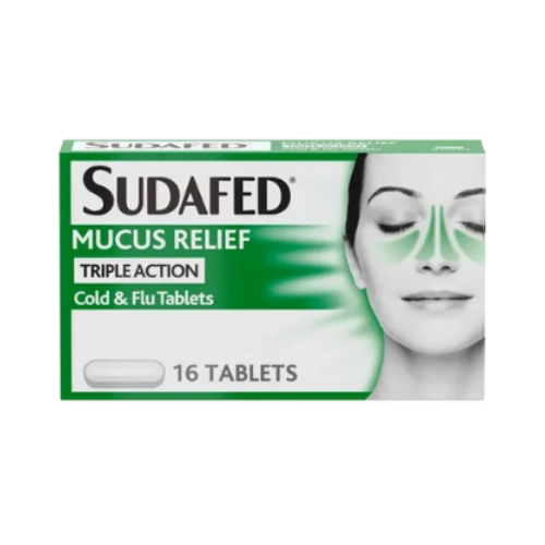 SUDAFED® Mucus Relief Triple Action Tablets