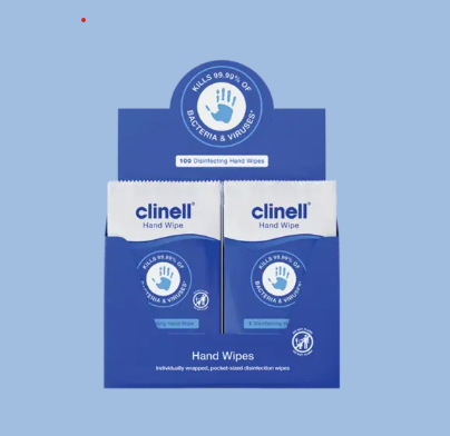 Clinell Antimicrobial Hand Wipes