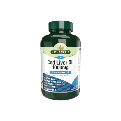 Natures Aid Cod Liver Oil 1000mg