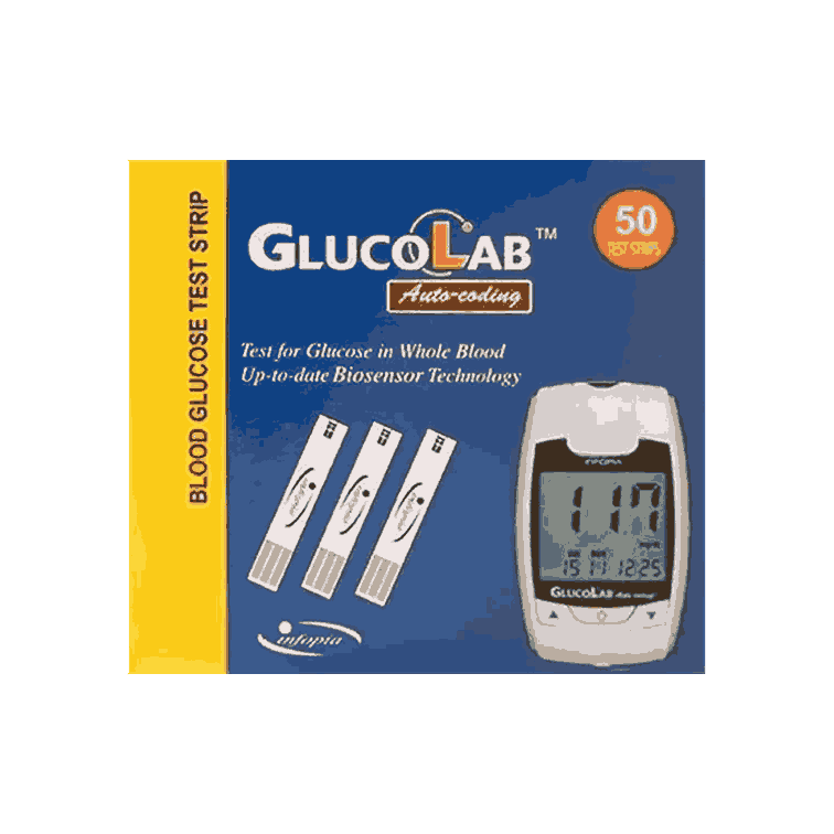 GlucoLab Blood Glucose Test Strips