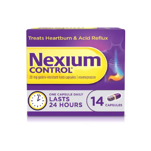 Nexium Control 20mg Gastro-Resistant Hard Capsules