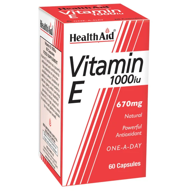 HealthAid Vitamin E 1000iu Capsules
