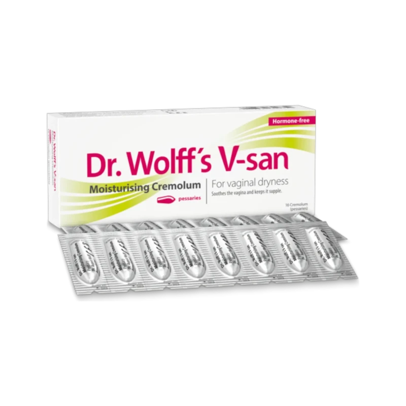 Dr Wolff's V-san Moisturising Cremolum Pessaries