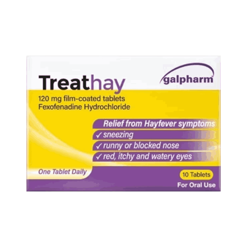Treathay 120mg Fexofenadine Tablets