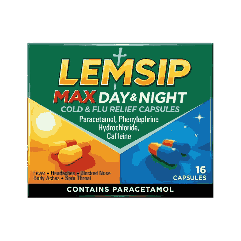 Lemsip Max Cold & Flu Day & Night Capsules