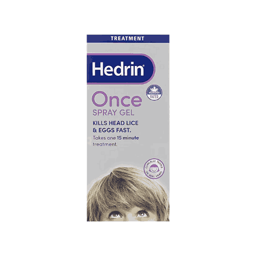 Hedrin Once Spray Gel