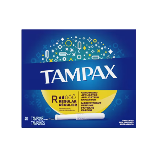 Tampax Cardboard Regular Applicator Tampons