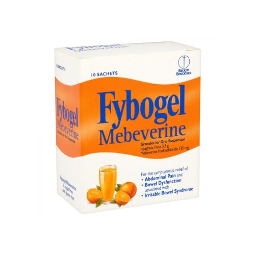 Fybogel Mebeverine Orange Flavoured Laxative Sachets