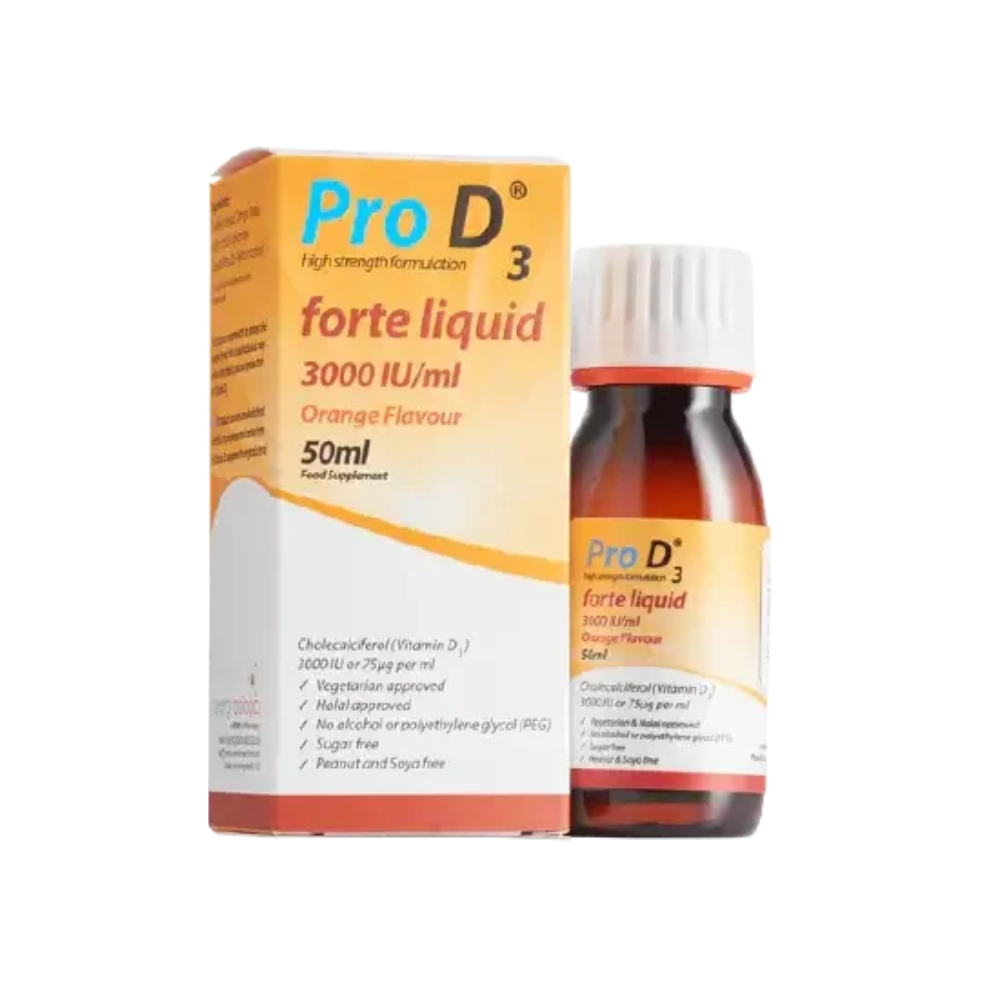 Pro D3 Forte Liquid 3000 IU/ml 50ml