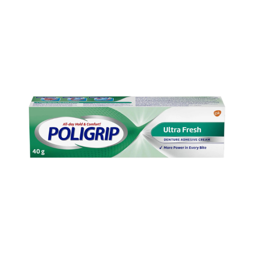 Poligrip Ultra Fresh Denture Adhesive Cream 40g