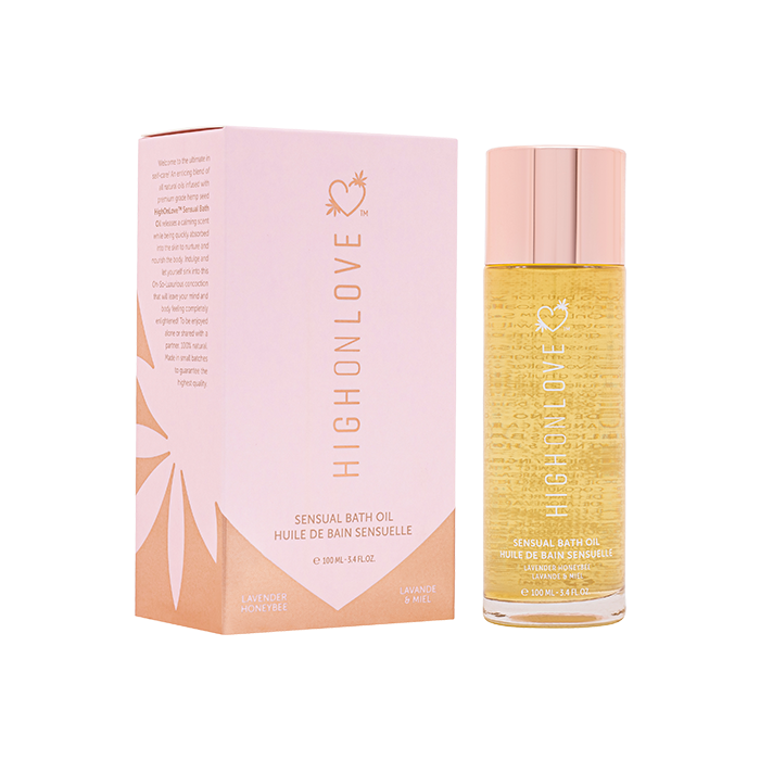 High On Love Bath Oil Lavender Honeybee 100ml