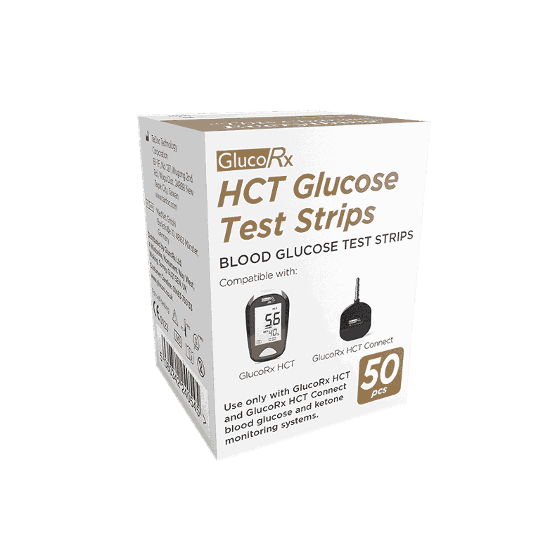 GlucoRx HCT Glucose Strips