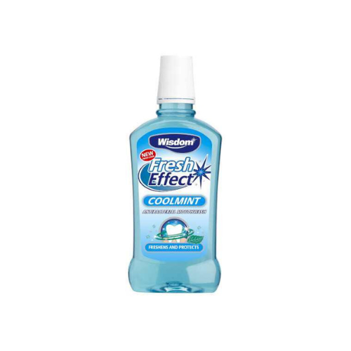 Wisdom Fresh Effect Antibacterial Mouthwash 500ml