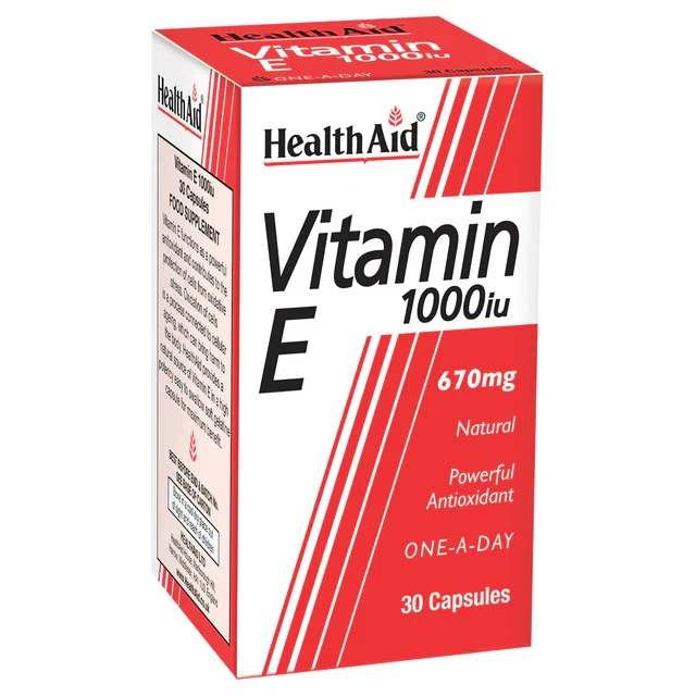 HealthAid Vitamin E 1000iu Tablets
