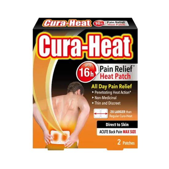 Cura-Heat Direct to Skin Neck & Shoulder Pain Patches