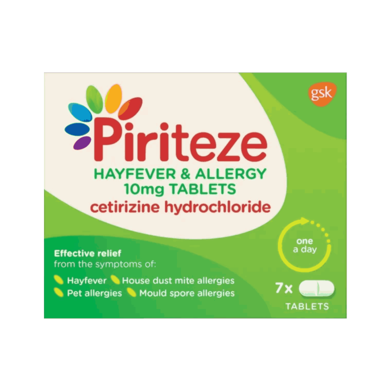 Piriteze Allergy Tablets