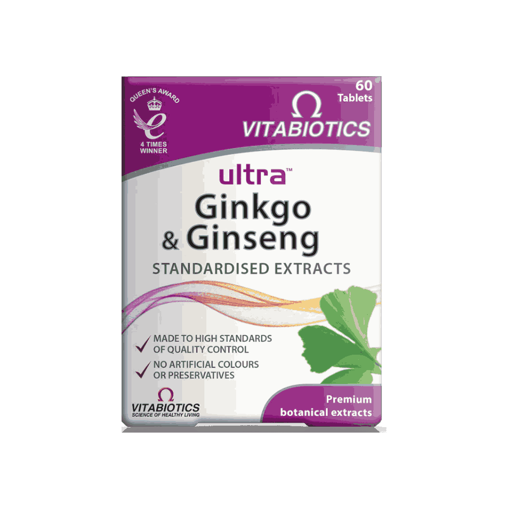 Vitabiotics Ultra Ginkgo & Ginseng